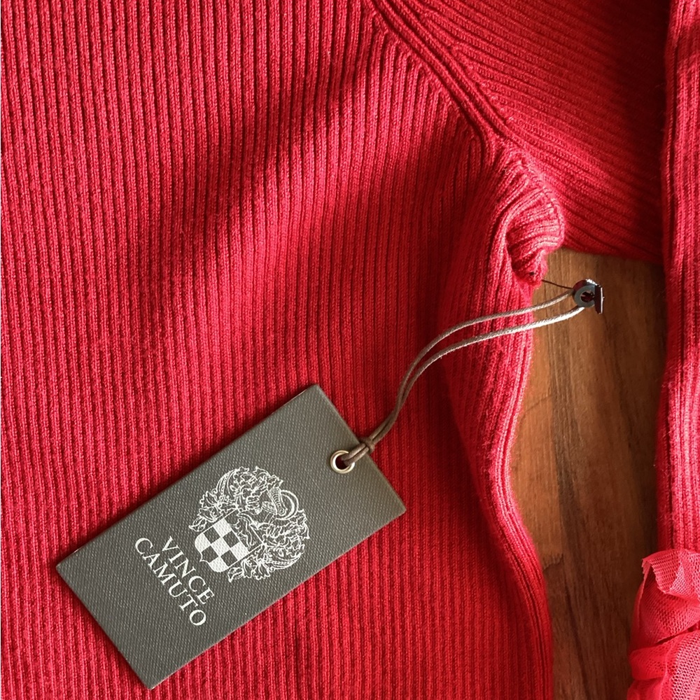 NWT Vince Camuto Long Sleeve Mock Neck Swearer Sz 3X - Picture 2 of 6